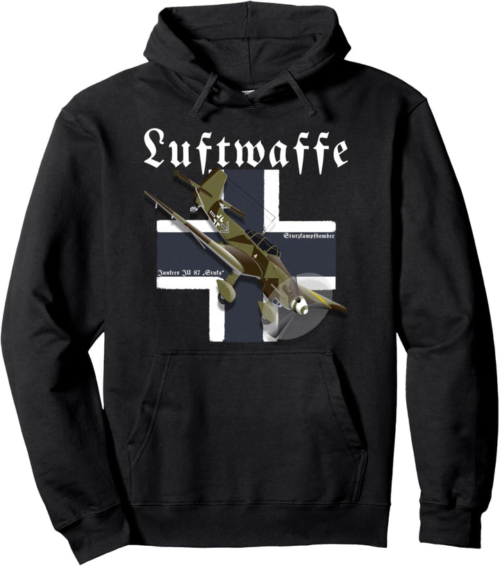 German Warbird I Junkers Ju 87 Stuka I WW2 Flugzeuge Pullover Hoodie