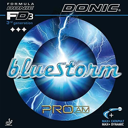 DONIC Belag Bluestorm Pro AM 2,3 mm, schwarz 2,3 mm, schwarz, 2,3 mm, schwarz 2,3 mm, schwarz