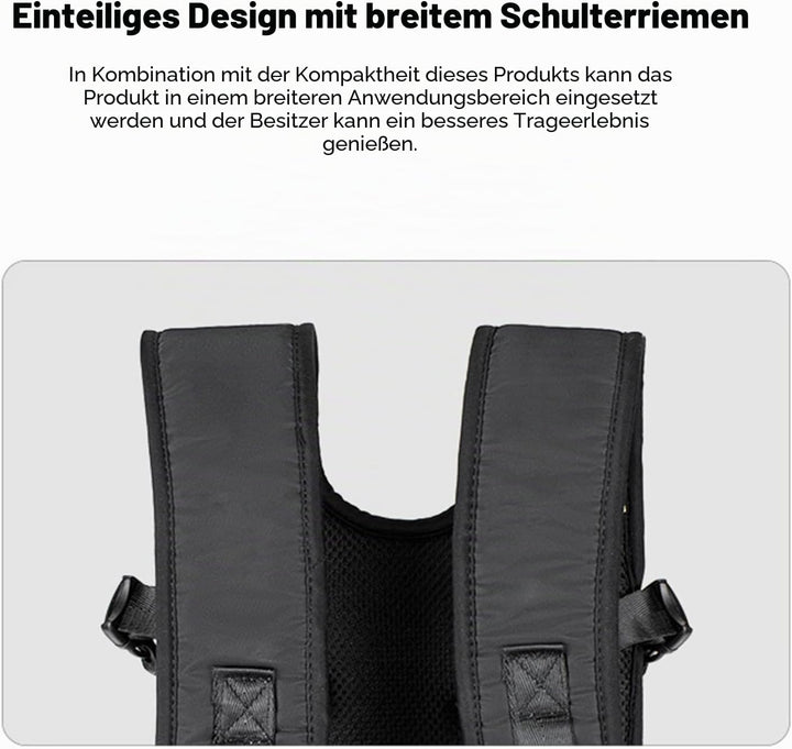 Haustiertrage Rucksack, Wasserdichter, Verstellbarer Hunde Frontträger für Reisen mit Mittelgrossen