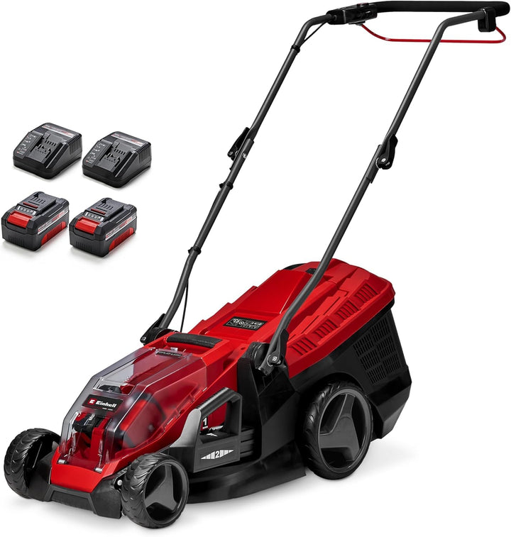 Einhell Akku-Rasenmäher GE-CM 36/36 Li Kit Power X-Change (36 V, 36 cm Schnittbreite, bis 400 m², Br