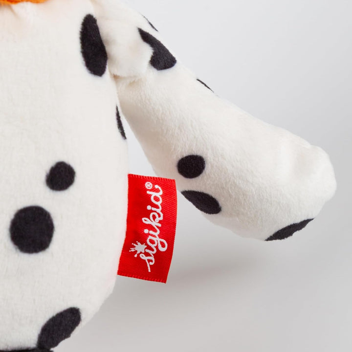 sigikid Kuscheltier Dalmatiner Dotson Baby Plüschtier Kontrast Spielzeug | Babyspielzeug mit schwarz