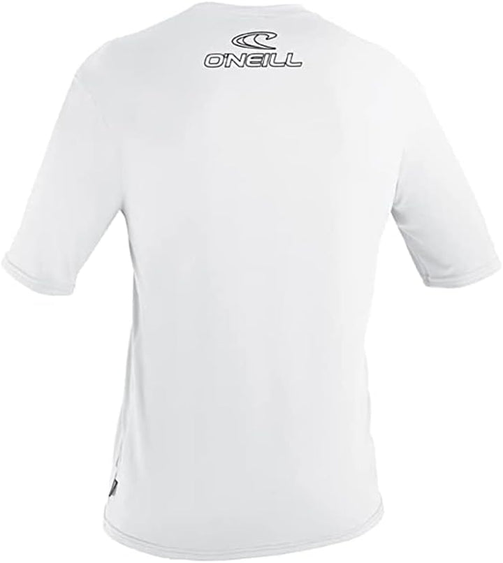 O 'Neill Herren UV-Sonnenschutz Short Sleeve Rash Guard XL Weiss, XL Weiss