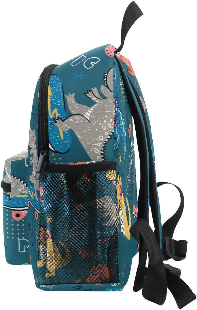 Kinderrucksack Süsse T-Rex Dinosaurier Kindergarten Vorschul Tasche für Kleinkinder Mädchen Jungen