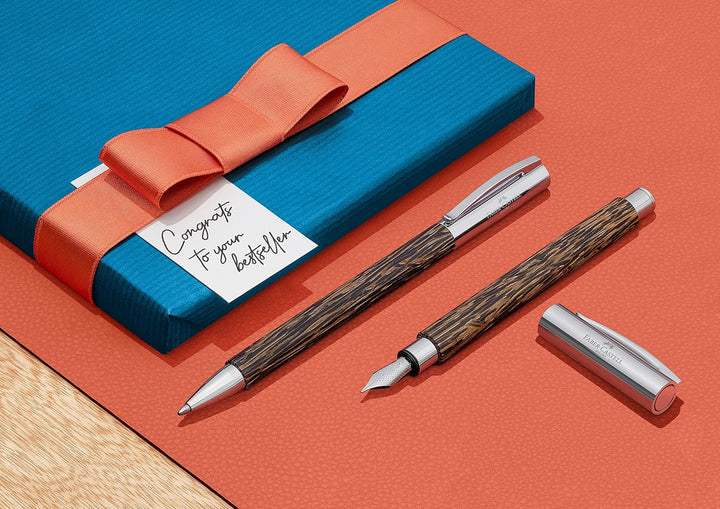 Faber-Castell 148173 - Füllfederhalter AMBITION Cocos, Federbreite B, inkl. Geschenkverpackung und K