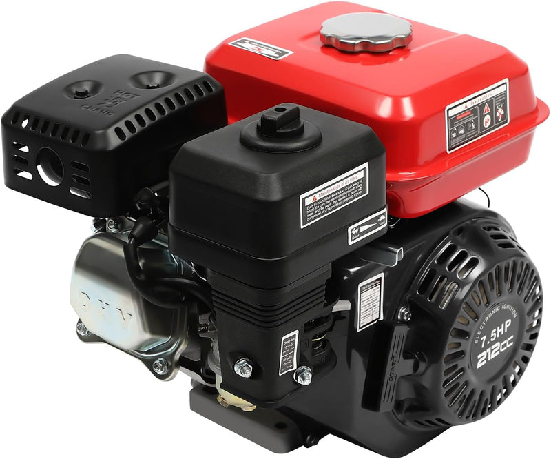 BJTDLLX 7.5 PS 210cc Benzinmotor Kartmotor Standmotor Antriebsmotor 4 Takt 3600 U/min Ersatzmotor 20