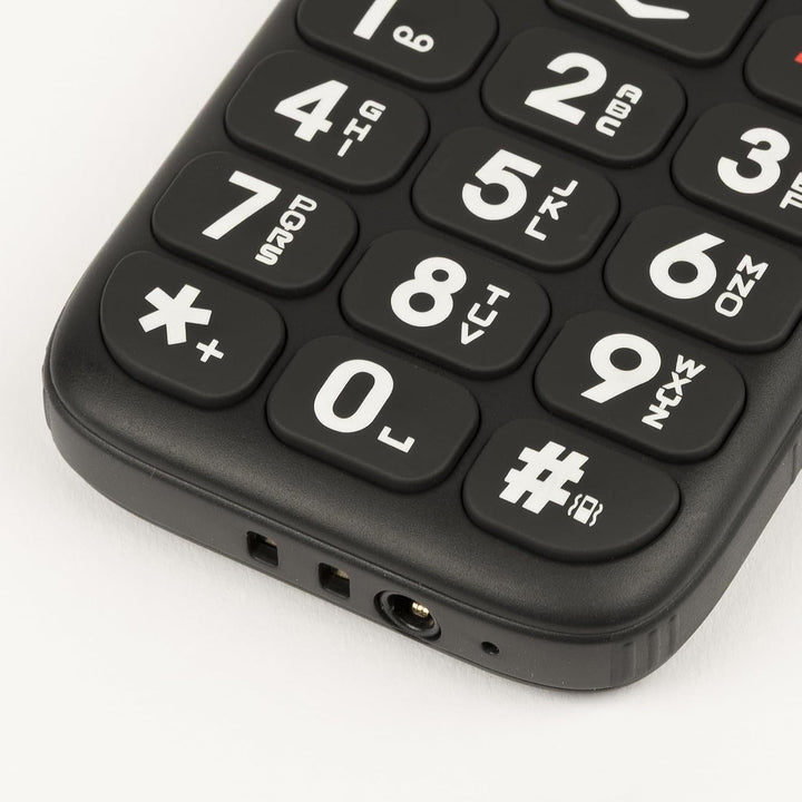 Trevi - Cellular Telefon FÜR Einfache Tasten mit Trevi SICHERHEITSKNÖPFEN 10 Schwarz black, black