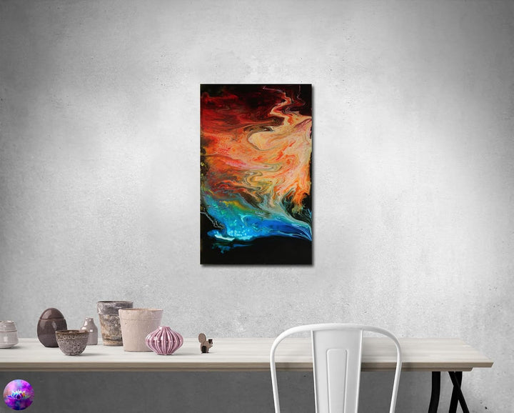 Original Gemälde Abstrakte Malerei - moderne hochglanz Wandbilder - Resin Art Kunst Bild Harz Unikat