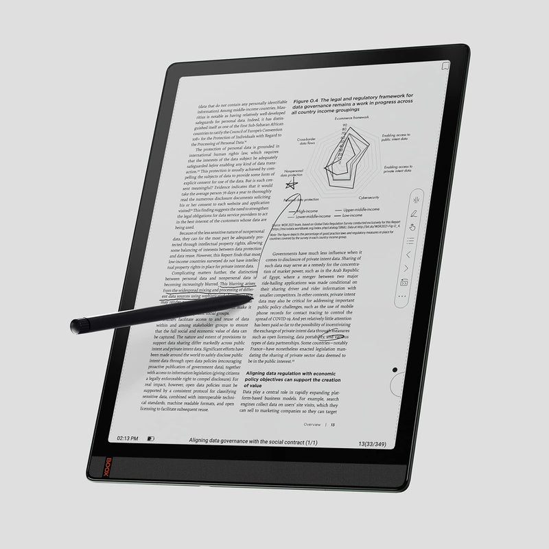 BOOX Pen2 Pro Stylus Stift Für BOOX Tablet Touchscreens Pencil Schwarz