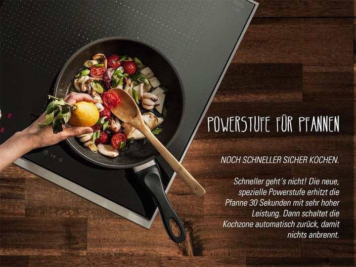 Neff T68PT6QX0 Induktionskochfeld N70 / 80 cm / Autarkes Kochfeld / TwistPad / FlexInduktion / Power