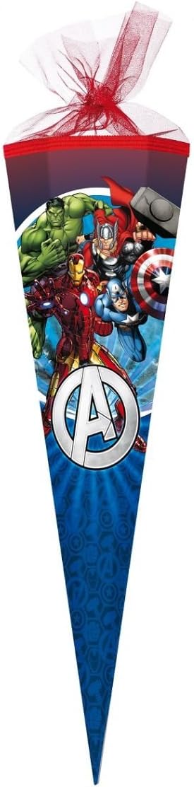 Familando Avengers Schulranzen-Set 17tlg Scooli Campus Fit mit Sporttasche Federmappe gefüllt Schult