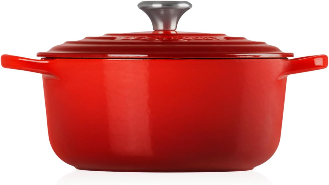 Le Creuset Signature Gusseisen-Bräter mit Deckel, Ø 20 cm, Rund, Für alle Herdarten und Induktion ge