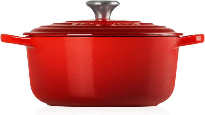 Le Creuset Signature Gusseisen-Bräter mit Deckel, Ø 20 cm, Rund, Für alle Herdarten und Induktion ge