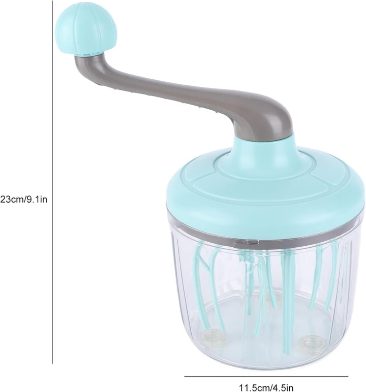 Handgekurbelter Sahnemixer, Manueller Schneebesen, Backen, Mischwerkzeuge, Küchenzubehör, 1100 Ml, A