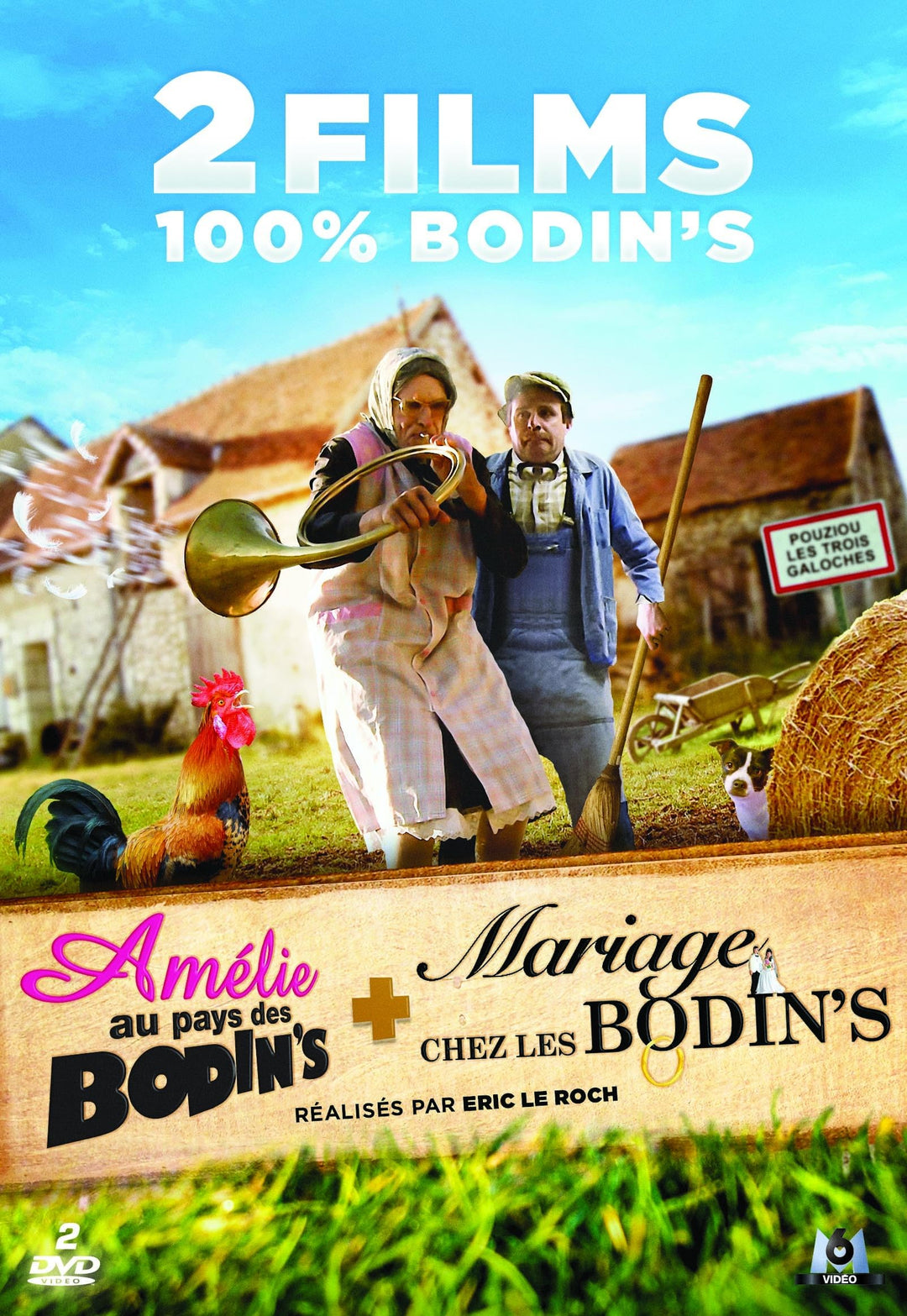 Coffret 2 films 100% bodin's : amélie au pays des bodin's ; mariage chez les bodin's [FR Import], DV