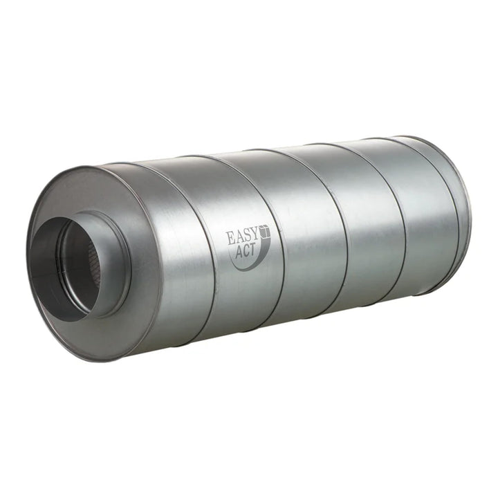 Easy Act Schalldämpfer Ø 160 mm, Länge 600 mm, effizienter Rohrschalldämpfer aus verzinktem Stahl zu