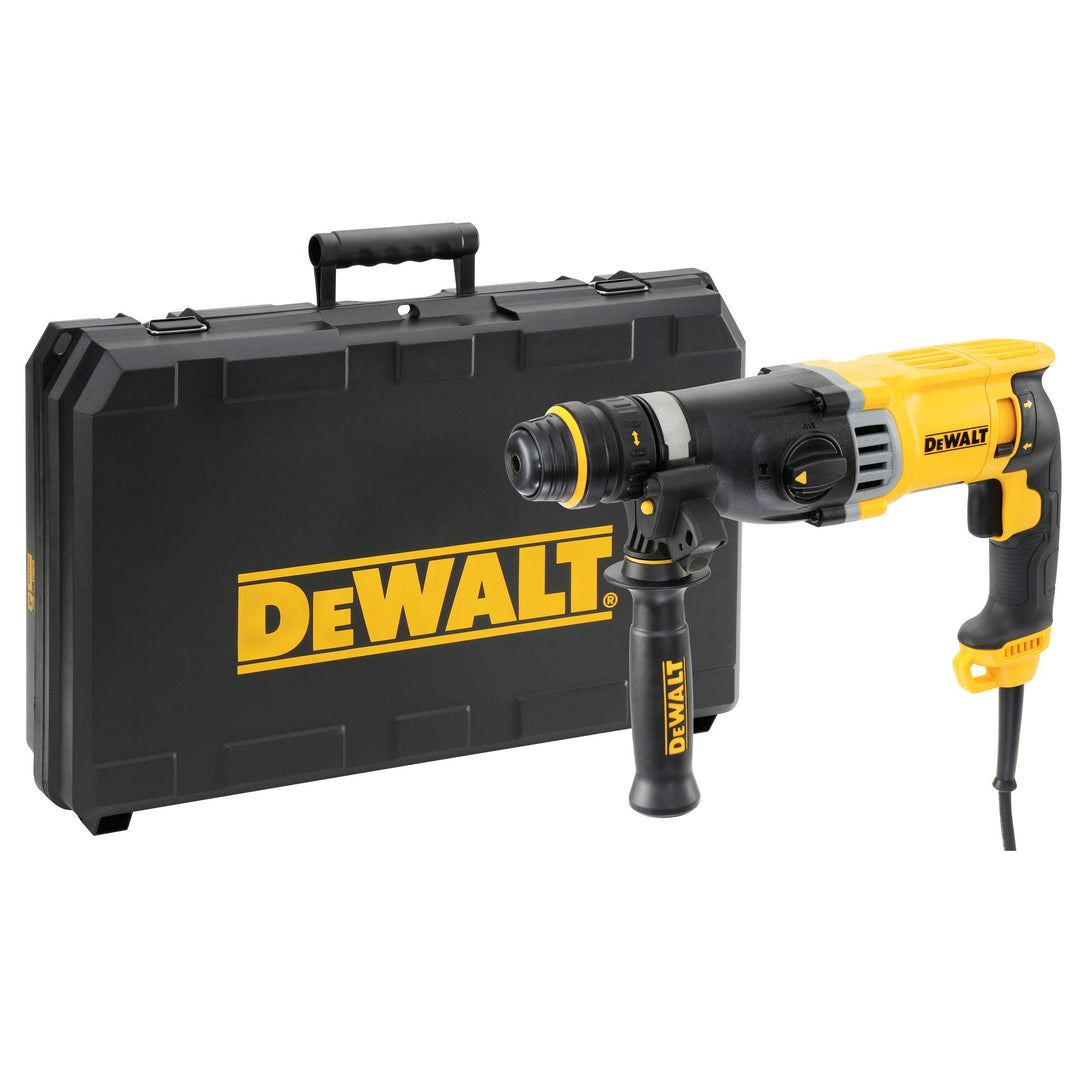 Dewalt SDS-Plus Kombihammer (28 mm) D25144K (900 Watt, max. Einzelschlagenergie 3,0 Joule, werkzeugl