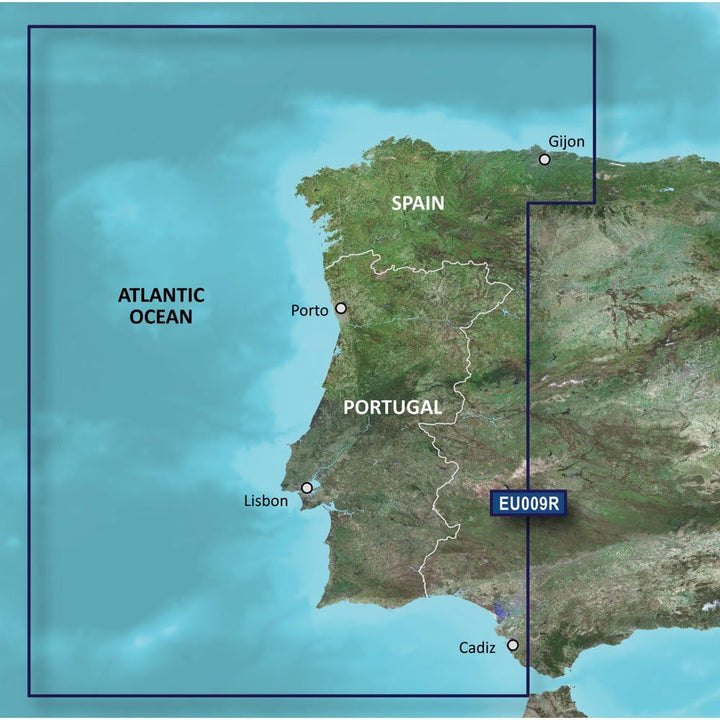 GARMIN BLUECHART G2 HXEU009R PORTUGAL & NORTHWEST SPAIN EU009R - Portugal Espagne Nord Ouest, EU009R