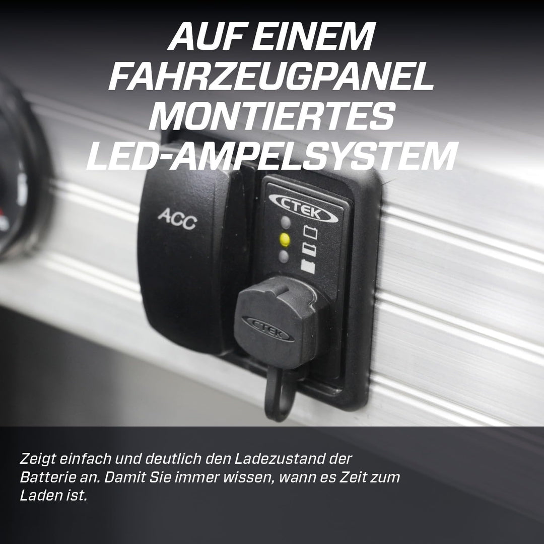CTEK Indicator Panel 1,5 M, LED-Anzeige zur Anzeige des Batterieladezustands, zeigt an, wann es Zeit
