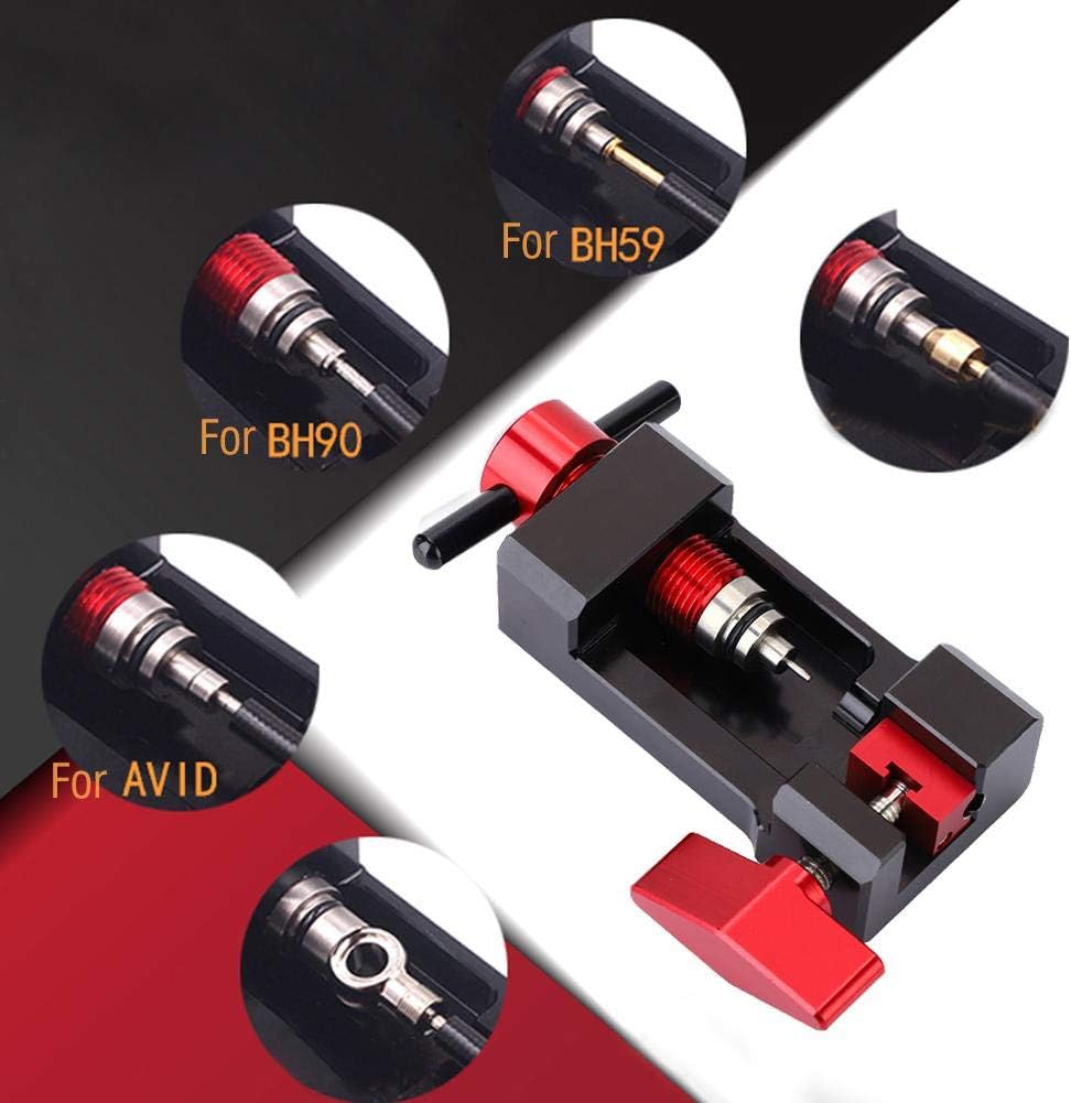 Wakects Hydraulische Bremsen Einpresswerkzeug,Fahrradrohrwerkzeug aus Aluminiumlegierung, Auspuffroh