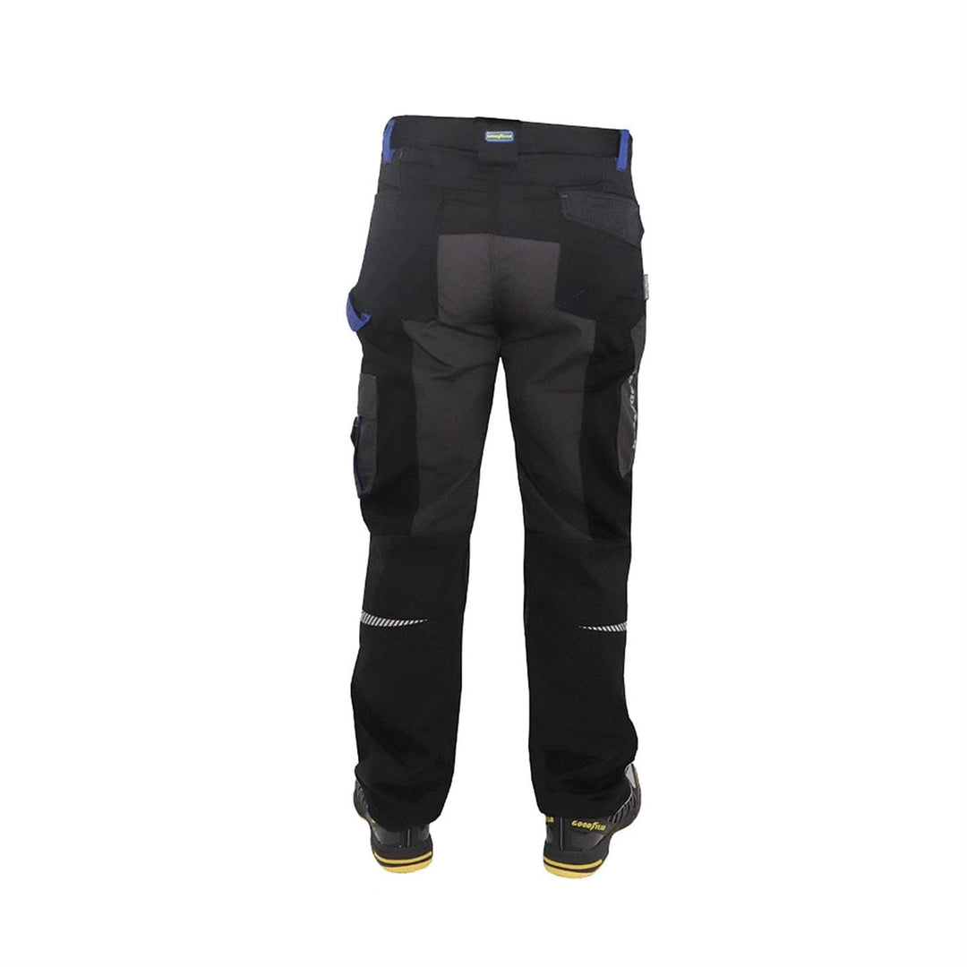 Goodyear Herren Reflective Trim Dreiergruppe nähte Multi-Werkzeug-Taschen Moderne Fracht Kneepad Tas
