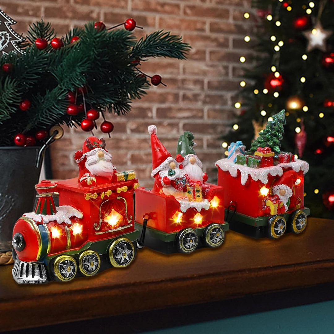 Weihnachtsdeko Innen Figuren, LED Weihnachtszug Weihnachtsfiguren, Weihnachtszug Deko Weihnachtsdeko