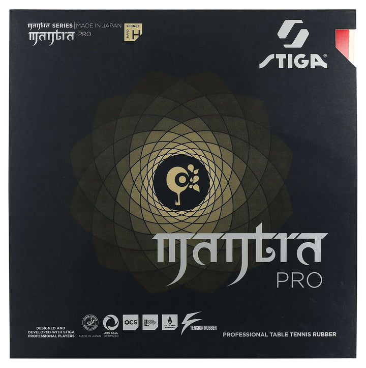 Stiga Tischtennisbelag Mantra Pro H Rot, Rot