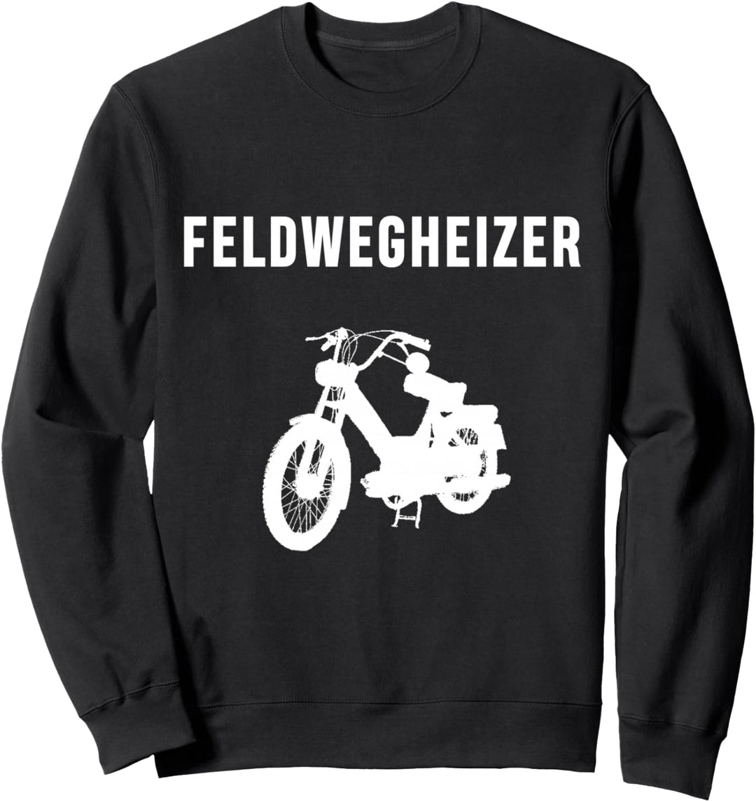 Moped Feldwegheizer Dorf spekulieren fahren Sweatshirt