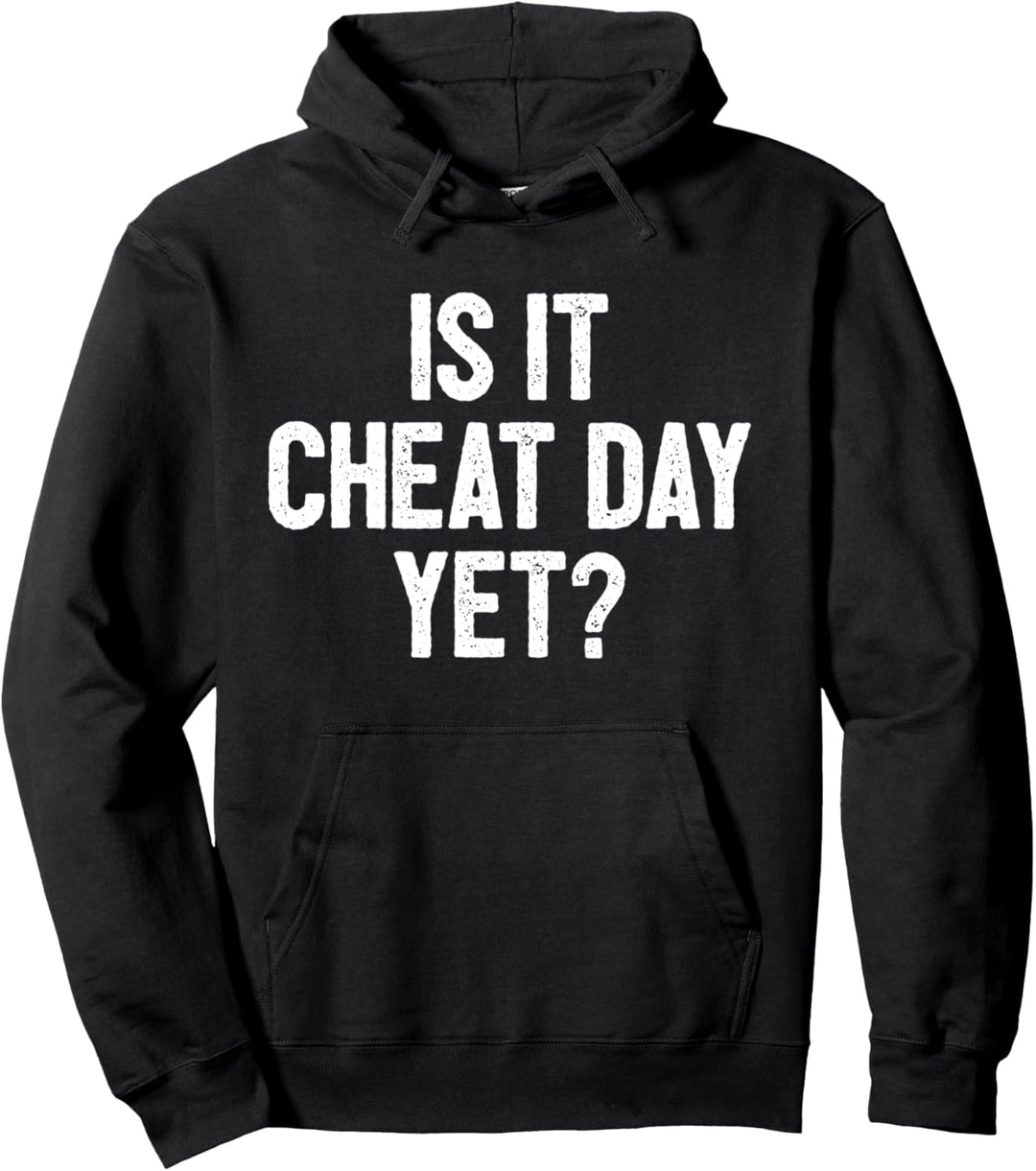 Lustiger Workout Fitness Spruch Gym Trainieren I Cheat Day Pullover Hoodie