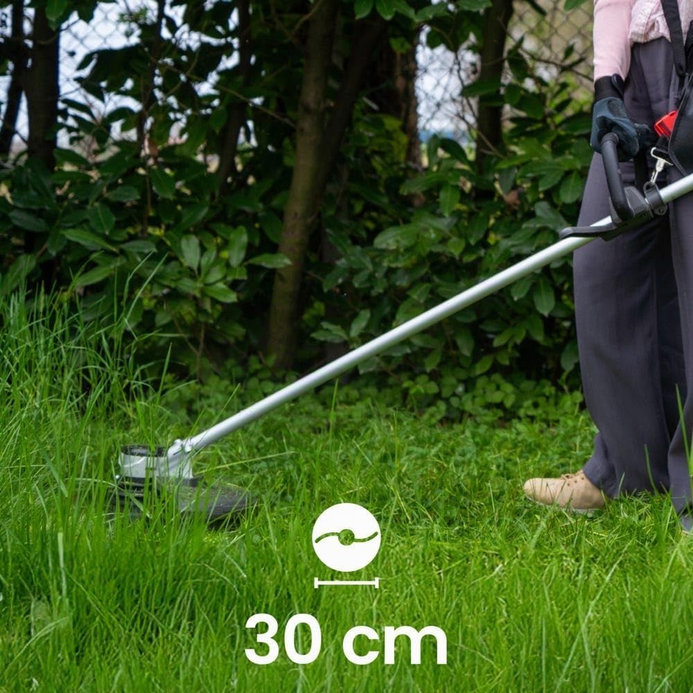 STIGA BC 700e Akku-Rasentrimmer, 500W, Schnittbreite 38cm, ohne 48V (4Ah) Akku