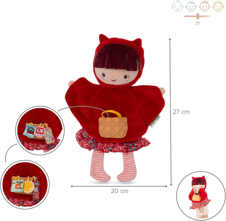 Lilliputiens - Handpuppe Rotkäppchen - Interaktives Spielzeug für Kinder - Perfekt, um das bekannte