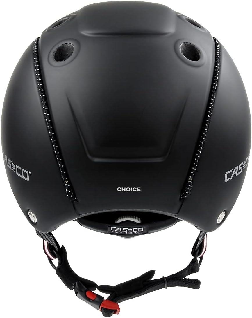 Kinder REIT-, Fahrrad- und Skihelm Choice Turnier schwarz S (52-56cm), Schwarz S (52-56cm)