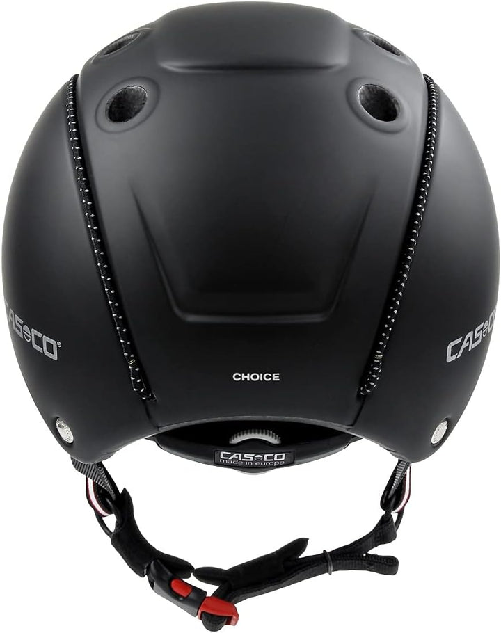 Kinder REIT-, Fahrrad- und Skihelm Choice Turnier schwarz S (52-56cm), Schwarz S (52-56cm)