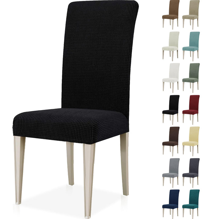 Ystyle Stretch Stuhlhussen 4er Set, Stuhlbezug Elastisch Abnehmbarer Waschbarer, Universal Hussen Fü
