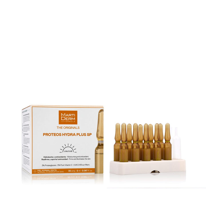 Martiderm Die Originale Proteos Hydra Plus SP - Anti-Aging-Ampullen mit Feuchtigkeits- und Antioxida