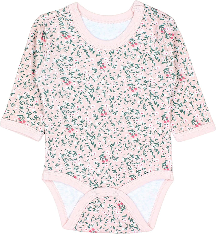 TupTam Baby Body Langarm Mädchen – 5er Pack Unifarbene Body Baby aus Baumwolle – OEKO-TEX zertifizie
