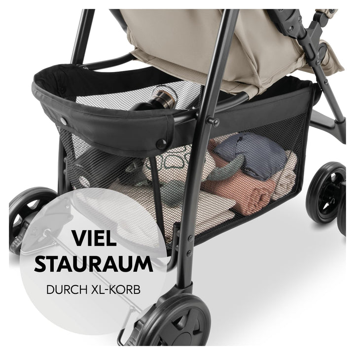 hauck Buggy Sport, Ultra Leicht - nur 5,9 kg, für Kinder bis 15 kg, Klein Zusammenklappbar, Reisebug