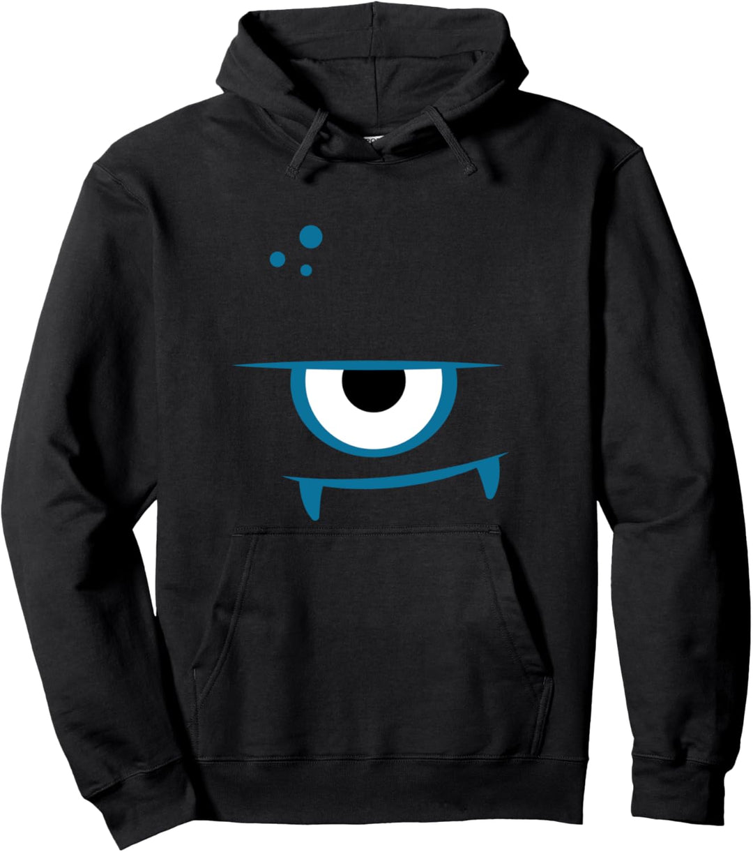 Lustiges Monster-Gesicht Geister-Motiv Halloween Geschenk Pullover Hoodie