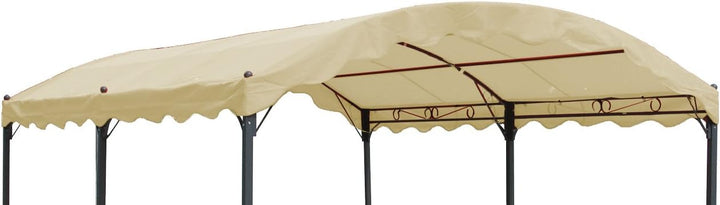 QUICK STAR Ersatzdach zu Bogenpergola 3x4m Sand Pavillon Pergola