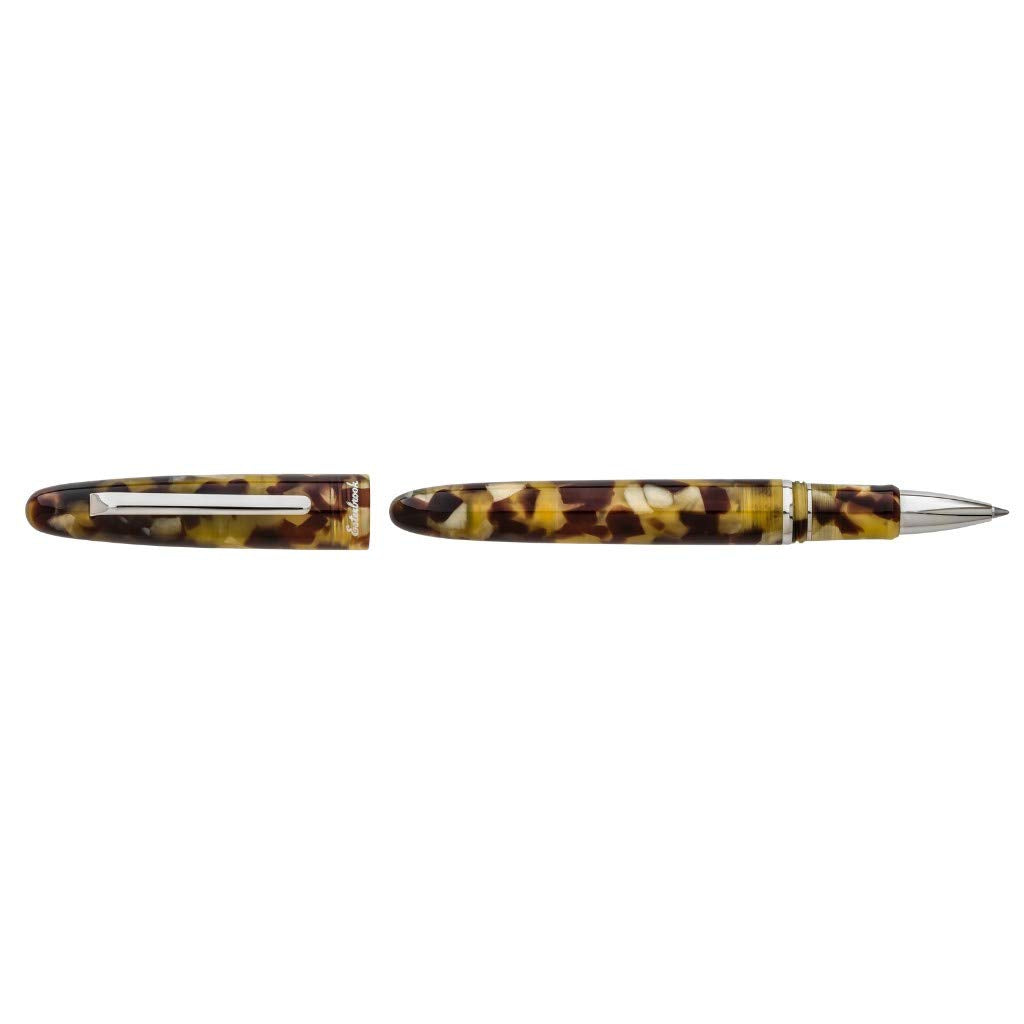 Esterbrook Estie Tortoise Silver Trim Tintenroller E127, Braun, 149,9 mm Länge (geschlossen)