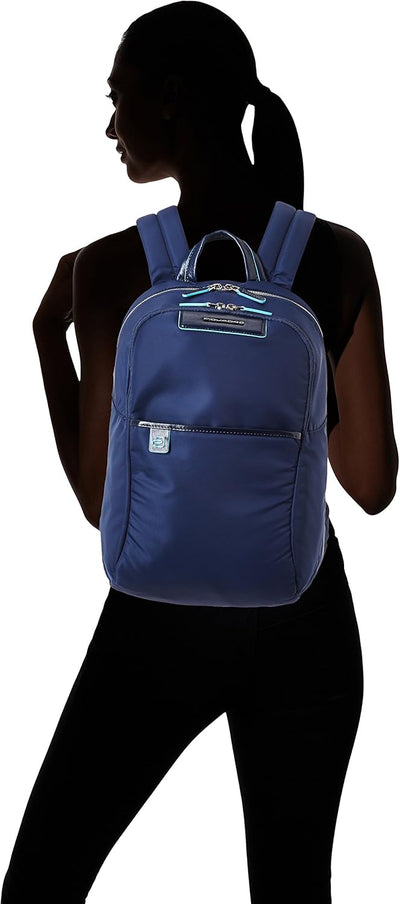 Piquadro Celion Rucksack 39 cm tragbare Laptop-Fächer, blau, 15x39x27cm (W x H x L), Casual Rucksack