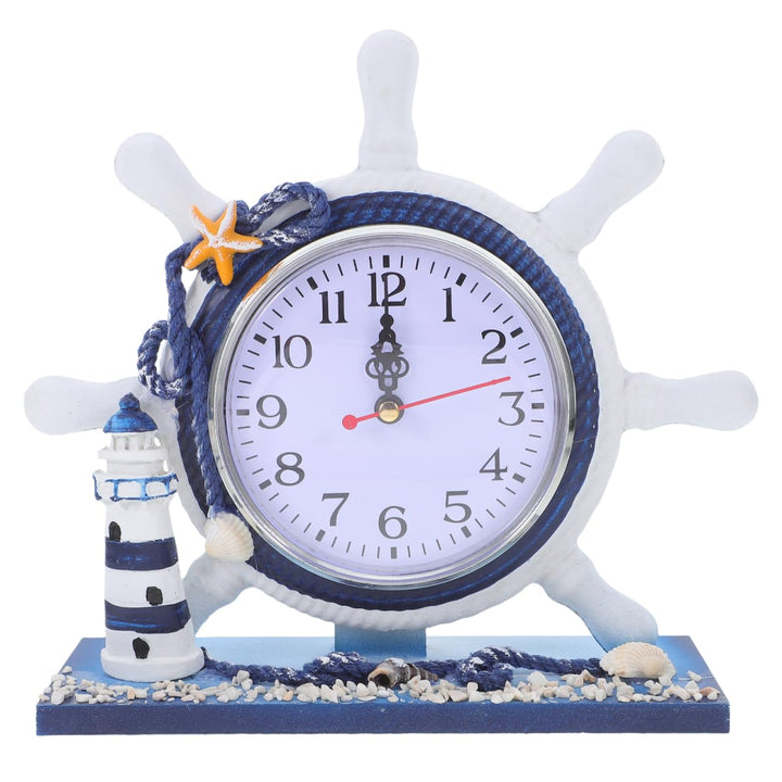 Garneck 1Stk Bürodekoration herrenuhren die Büroeinrichtung Leuchtturm-Ornament aus Harz dekorative