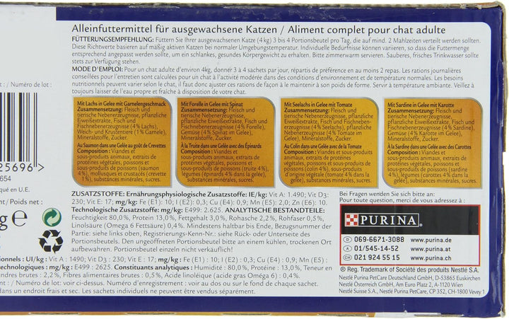 Felix Sensations Fisch Mix 12x100g Katzenfutter von Purina, 3er Pack (3 x 1,2 kg)