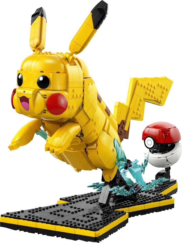 LEGO Pokémon Pikachu und Pokéball - Bauset für Erwachsene - Modellbau mit beweglicher Anime Figur un