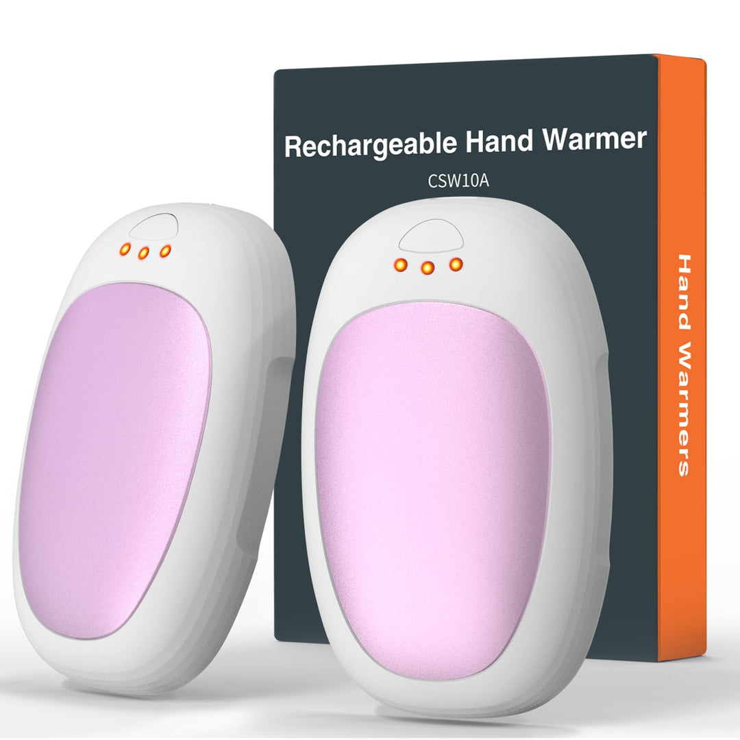 Handwärmer elektrisch, gabless Handwärmer wiederaufladbar 2er Set, Taschenwärmer wiederverwendbar, H