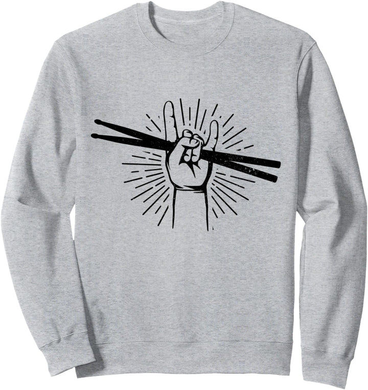 Drummer Schlagzeug Rock & Roll Musik Schlagzeuger Geschenk Sweatshirt