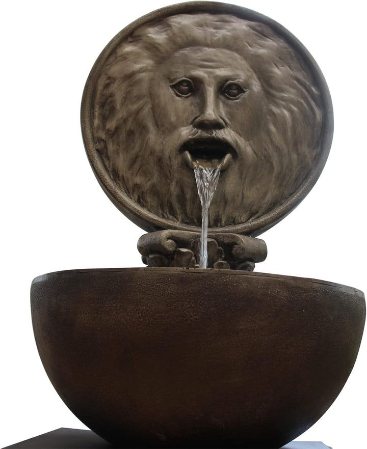Köhko Wasserspeiele Bocca Della Verità-Wahrheit springbrunnen für Zimmen Terrase Indoor Outdoor Mund