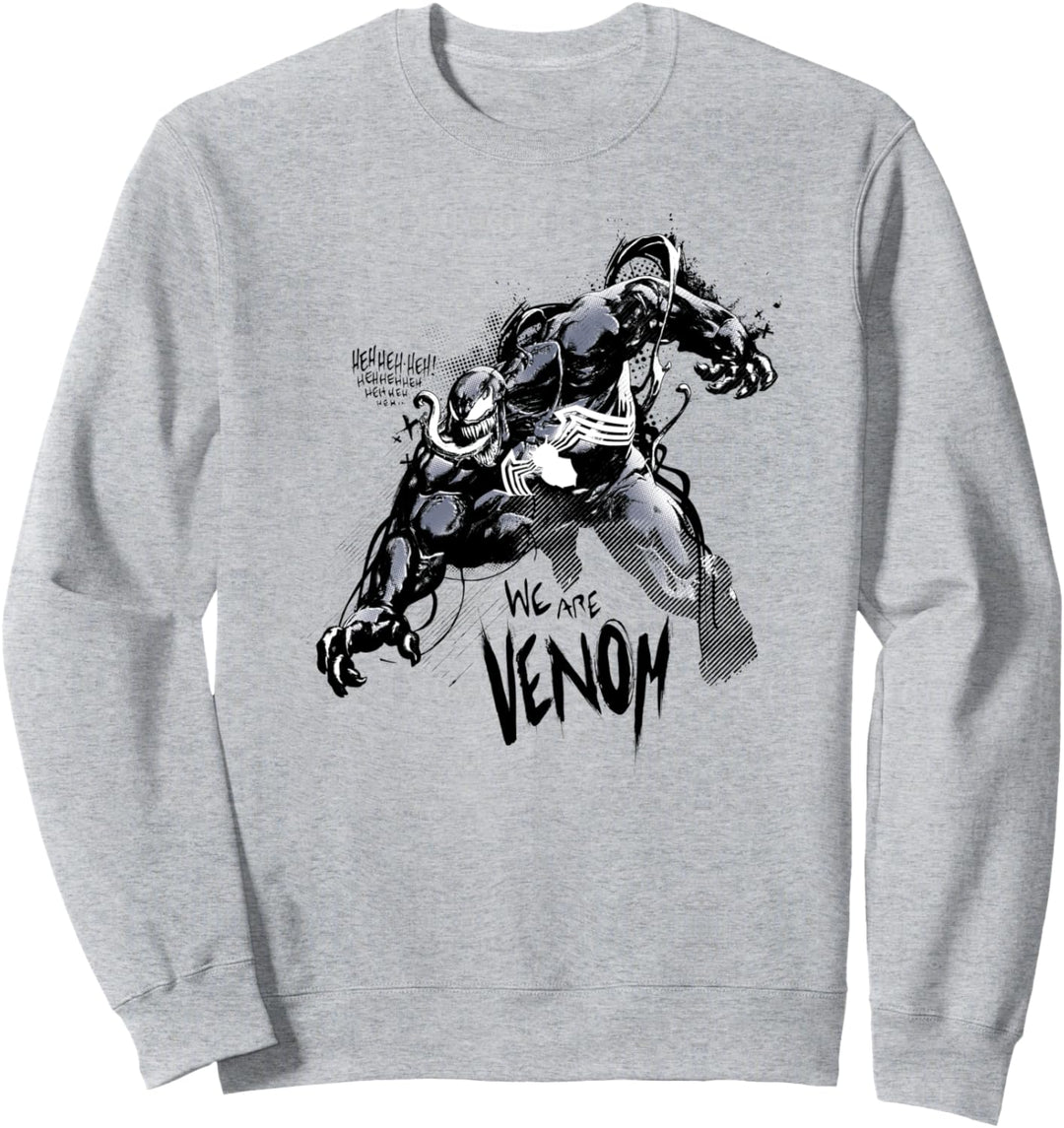 Marvel We Are Venom Eddie Brock Ink Sketch Sweatshirt