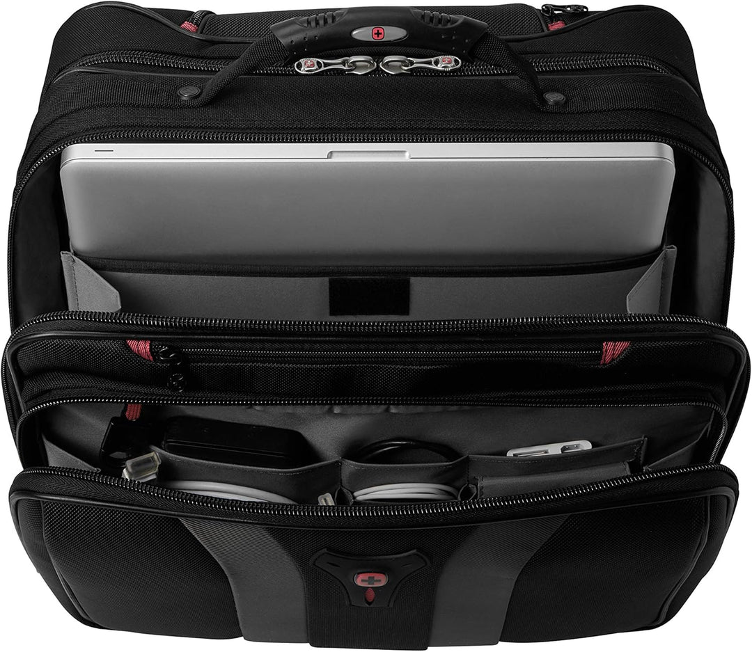 WENGER Granada Laptop Trolley für Notebook bis 15,6 Zoll, mit Organizer, 24 l, Damen Herren, Büro Bu