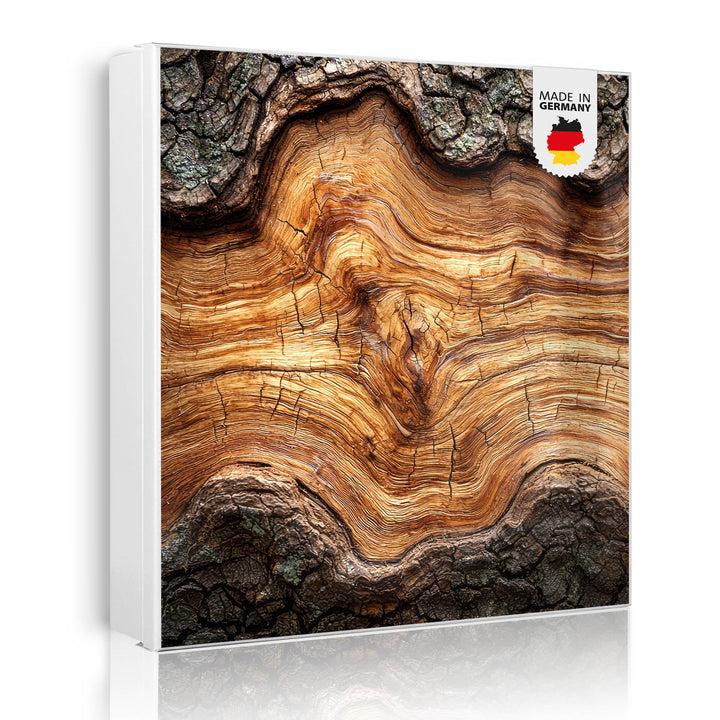 banjado Grosser Schlüsselkasten Glas - Schlüsselbox 30x30cm mit 50 Haken - Schlüsselkasten modern fü