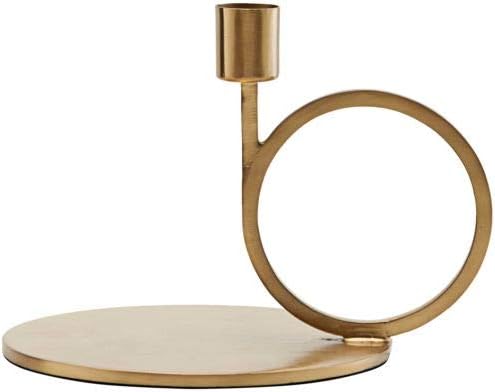 House Doctor Kerzenständer, Cirque, h: 12,8 cm, Messing-Finish h: 12,8 cm Messing-finish, h: 12,8 cm